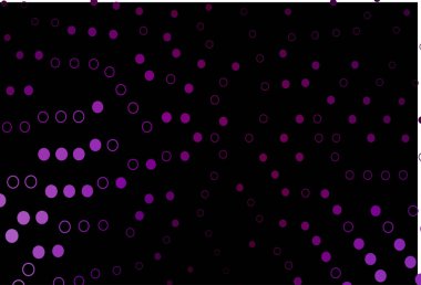 Disklerle koyu mor vektör dokusu.