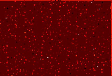 Üçgenli, daireli, küplü açık kırmızı vektör arkaplanı.