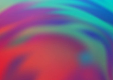 Parlak renkli arkaplan ve gradyan. Soyut bulanık şekilli vektör illüstrasyonu. 