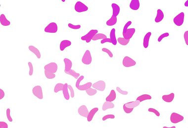 Soyut biçimlerde Açık Pembe vektör arkaplanı.