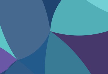 Açık Pembe, eğri daireli Mavi vektör deseni.