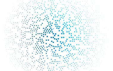 Küplü vektör arkaplanı. Soyut renkli küplerin oluşturduğu bir resim. 