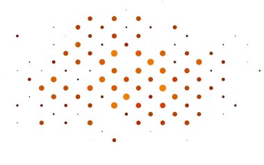 Noktalı beyaz vektör arkaplanı. Soyut çemberlerin oluşturduğu bir resim. 