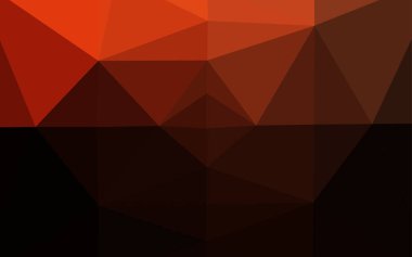 Üçgenler parlak ton renkleriyle yüzeye çıkar. Belirsiz soyut çizimler ve gradyan. İşiniz için yepyeni bir tasarım.  