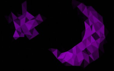 çokgen biçiminde soyut vektör deseni 