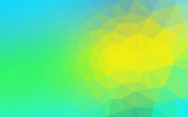 Üçgenler parlak ton renkleriyle yüzeye çıkar. Belirsiz soyut çizimler ve gradyan. İşiniz için yepyeni bir tasarım.  