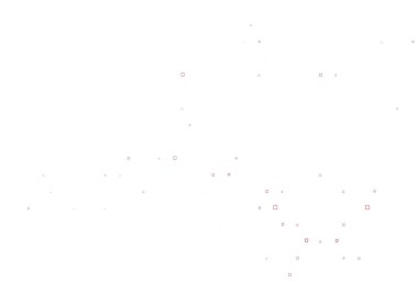 Disklerle, dikdörtgenlerle Açık Turuncu vektör dokusu.