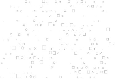 Açık Gümüş, daireyle gri vektör örtüsü, küplerle.