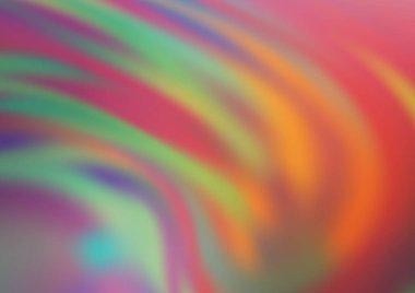 Parlak renkli arkaplan ve gradyan. Soyut bulanık şekilli vektör illüstrasyonu. 