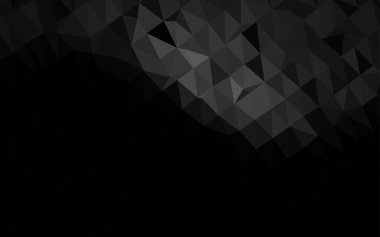 Üçgenler parlak ton renkleriyle yüzeye çıkar. Belirsiz soyut çizimler ve gradyan. İşiniz için yepyeni bir tasarım.  