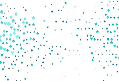 Kart elemanlarıyla hafif BLUE vektör düzeni.