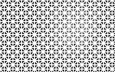 Üçgenler parlak ton renkleriyle yüzeye çıkar. Belirsiz soyut çizimler ve gradyan. İşiniz için yepyeni bir tasarım.  