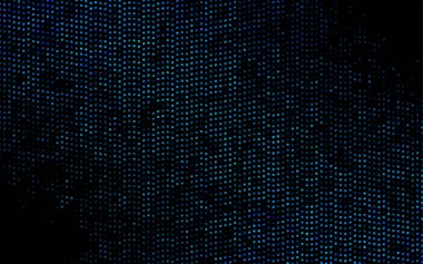 Noktalı siyah vektör arkaplanı. Soyut çemberlerin oluşturduğu bir resim. 