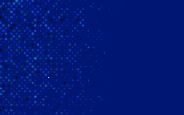 Noktalı vektör arkaplanı. Renkli soyut çemberler kümesi ile resim. 