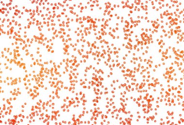 Disklerle Açık Turuncu vektör dokusu.