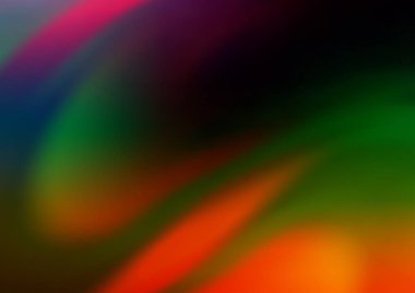 Parlak renkli arkaplan ve gradyan. Soyut bulanık şekilli vektör illüstrasyonu. 