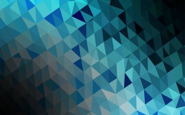 Üçgenler parlak ton renkleriyle yüzeye çıkar. Belirsiz soyut çizimler ve gradyan. İşiniz için yepyeni bir tasarım.  