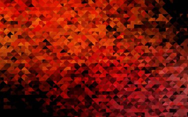 Üçgenler parlak ton renkleriyle yüzeye çıkar. Belirsiz soyut çizimler ve gradyan. İşiniz için yepyeni bir tasarım.  