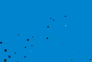 Açık Mavi, küreli yeşil vektör deseni.