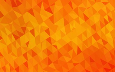 Üçgenler parlak ton renkleriyle yüzeye çıkar. Belirsiz soyut çizimler ve gradyan. İşiniz için yepyeni bir tasarım.  