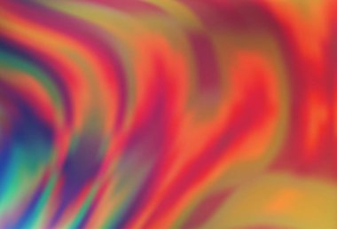 Açık Mavi, soyut çizgileri olan kırmızı vektör şablonu.