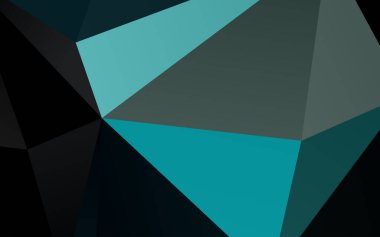 Üçgenler parlak ton renkleriyle yüzeye çıkar. Belirsiz soyut çizimler ve gradyan. İşiniz için yepyeni bir tasarım.  