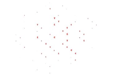 Bankacılık sembollü Açık Turuncu vektör düzeni.