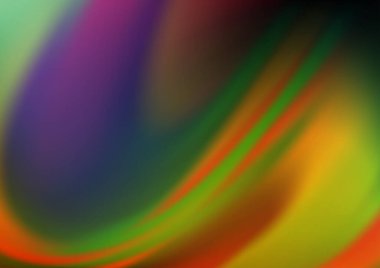 Parlak renkli arkaplan ve gradyan. Soyut bulanık şekilli vektör illüstrasyonu. 