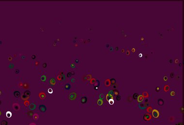 Açık Çokrenkli, benekli Gökkuşağı vektör örtüsü.