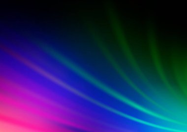 Parlak renkli arkaplan ve gradyan. Soyut bulanık şekilli vektör illüstrasyonu. 