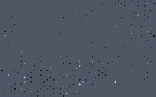 Векторный Фон Точками Иллюстрация Набором Красочных Абстрактных Кругов — стоковый вектор