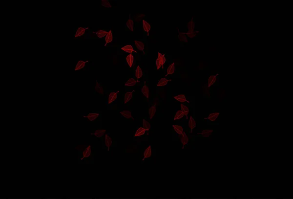 Plantilla Garabato Vector Rojo Oscuro — Archivo Imágenes Vectoriales