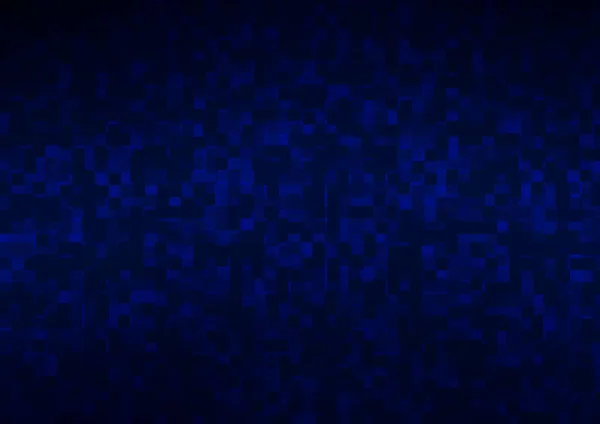 Mörkblå Vektor Mall Med Kristaller Rektanglar — Stock vektor