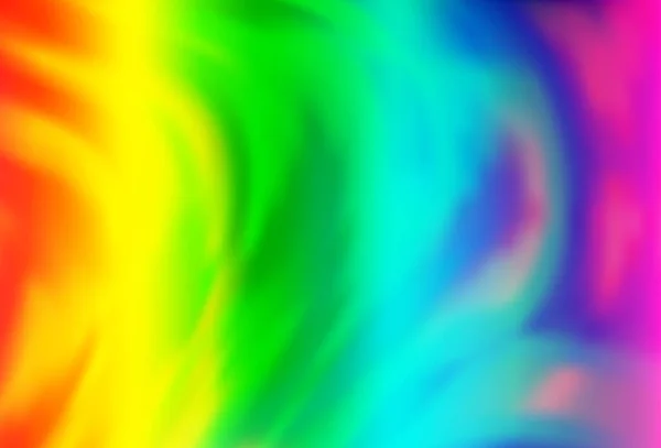Světlý Vícebarevný Duhový Vektorový Obrazec Lávovými Tvary — Stockový vektor