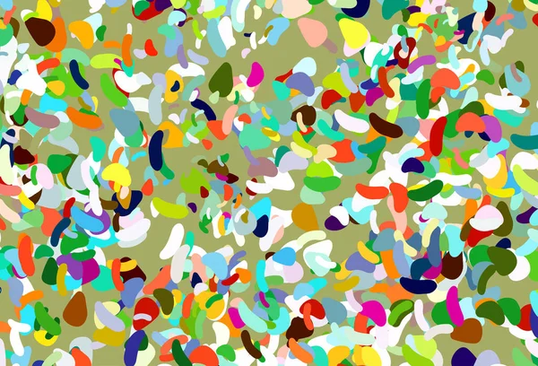 Lumière Multicolore Motif Vectoriel Arc Ciel Aux Formes Chaotiques — Image vectorielle