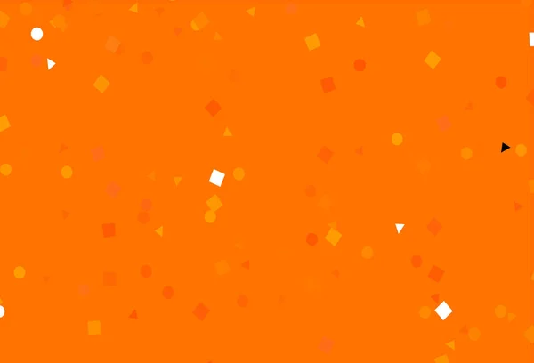 Fond Vectoriel Orange Clair Avec Lignes Cercles Losange — Image vectorielle