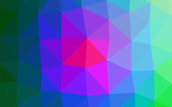 Superficie Triángulos Colores Tono Brillante Vaga Ilustración Abstracta Con Gradiente — Archivo Imágenes Vectoriales