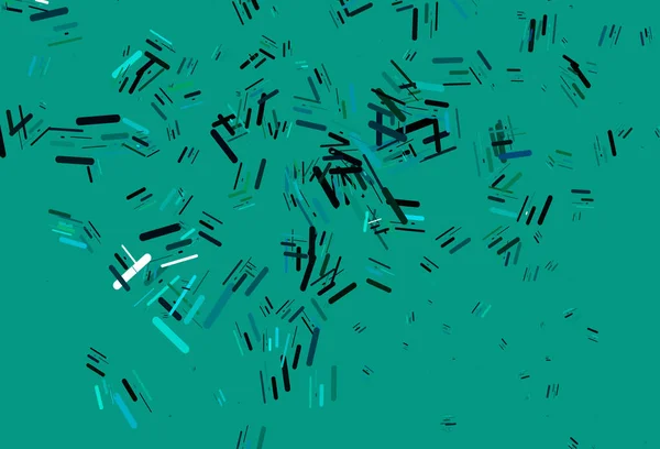 Hellblaue Grüne Vektortextur Mit Bunten Linien — Stockvektor