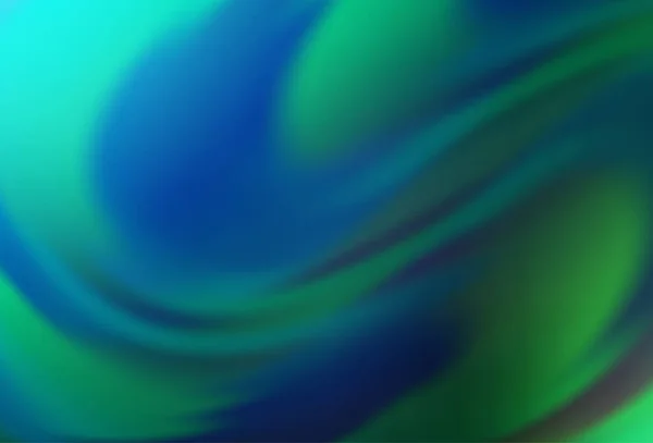 Темний Синій Зелений Вектор Розмито Яскравий Візерунок — стоковий вектор