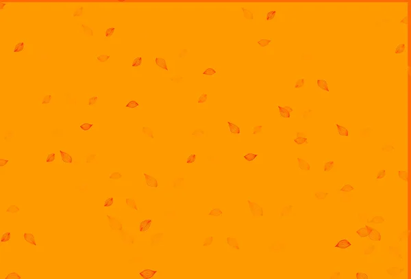 Fond Doodle Vectoriel Orange Clair — Image vectorielle