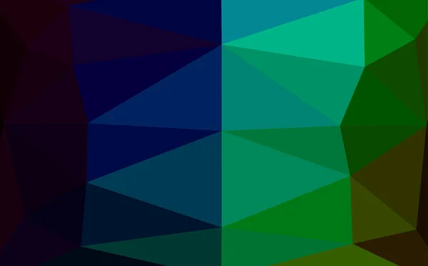 三角形表面呈明亮色调 带渐变的模糊抽象图解 全新的设计适合您的业务 — 图库矢量图片