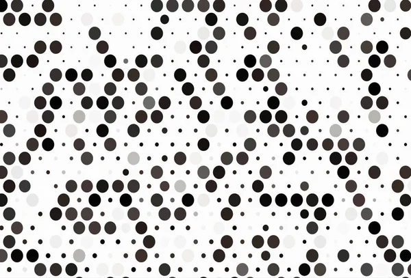 Light Black Vector Backdrop Dots — Stock Vector