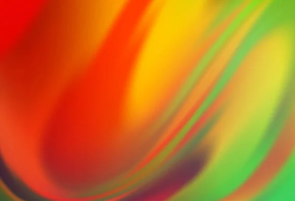 Vert Clair Vecteur Rouge Flou Brillance Texture Abstraite — Image vectorielle
