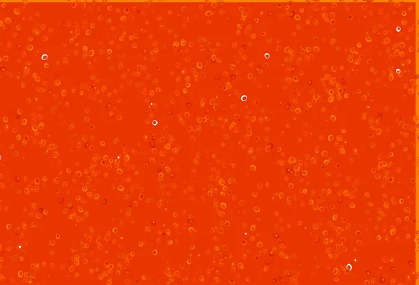 Světle Oranžová Vektorová Textura Disky — Stockový vektor