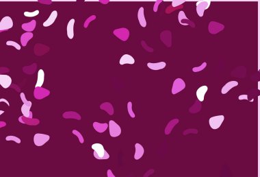 Soyut biçimlerde Açık Pembe vektör arkaplanı.