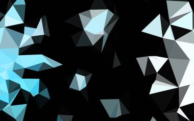 boşluğun düşük poli üçgen arkaplan tasarımı