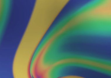 Parlak renkli arkaplan ve gradyan. Soyut bulanık şekilli vektör illüstrasyonu. 