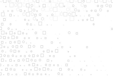 Açık Gümüş, dairesel benekli gri vektör düzeni, küpler.