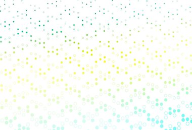 Açık yeşil, küreli sarı vektör deseni.