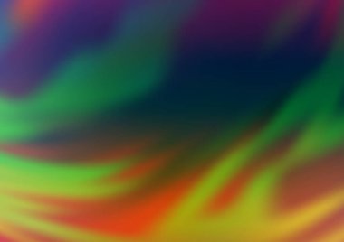 Parlak renkli arkaplan ve gradyan. Soyut bulanık şekilli vektör illüstrasyonu. 